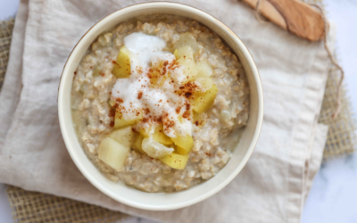 Apple and Pear Compote Porridge