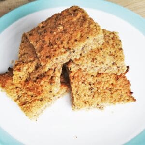 Homemade healthy ginger cookies on a plate